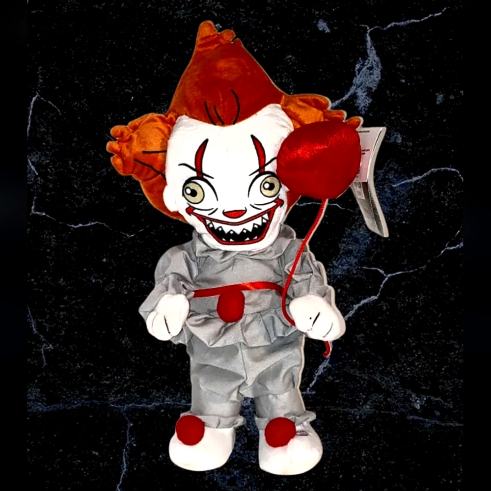 Pennywise Clown 'IT' Movie Animatronic Plush Doll Toy Figure Horror Halloween